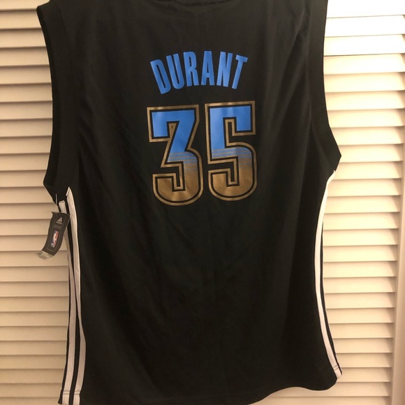 NWT SLEEVELESS “Adidas” OKC THUNDERS JERSY - Picture 2 of 2